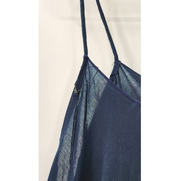 NWOT Cloe Cassandro Blue Midi Rayon‎ Slip Tank Dress Size Medium - Picture 8 of 10